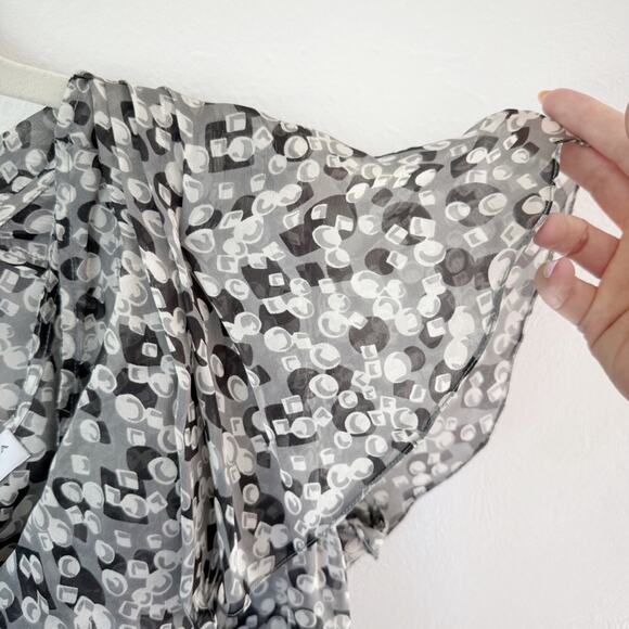 NWT Carolina Herrera Silk Print Tank & Blouse Sz 12 - Picture 5 of 8